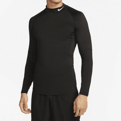 Лонгслив компресcионный термо Nike Pro Dri-FIT Fitness Mock LS Top